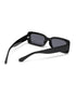 Women Black Toned Blue UV Protected Lens Square Sunglasses