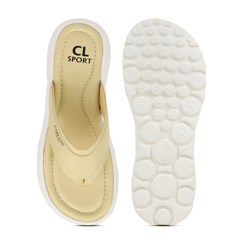 Women's Solid Color Comfort Thong Flip-Flops