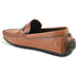 Men's Textured Driving Loafers with Buckle Detail