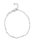 925 Sterling Silver Rhodium Plated Link Chain Bracelet