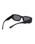 Women Black Toned Blue UV Protected Lens Square Sunglasses