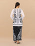 Saba Chikankari Cord Set in Poly Muslin Set - Black