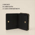 Carlton London Estelle Zip Around Textured Wallet Black CLHB 35