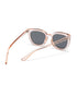 Women Beige Toned Grey UV Protected Lens Cat Eye Sunglasses