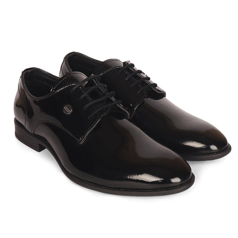 Men's High-Shine Formal Lace-Up Leather Dress Shoe