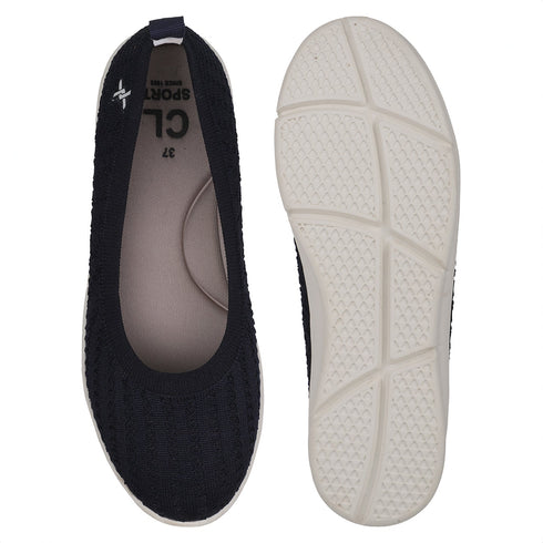 Women's FlyKnit Comfort Slip-On Ballet Flats