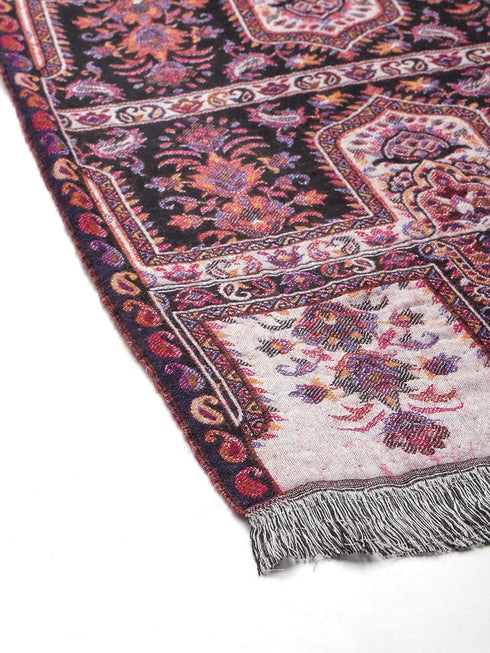 Women's Aari Embroidery Pure Wool Shawl