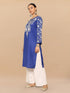 Falak Kashmiri Long Kurta - Blue