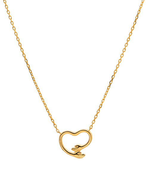 18kt Gold Plated Heart Pendant and Chain