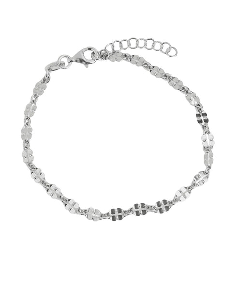 925 Sterling Silver Rhodium Plated Wraparound Bracelet