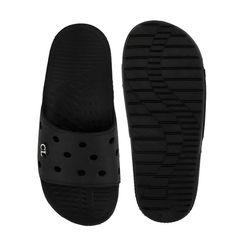 Men Perforated Comfort Solid Slider