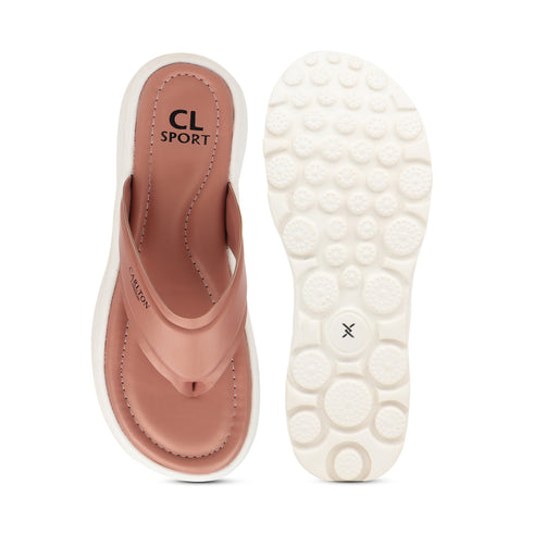Women's Solid Color Comfort Thong Flip-Flops