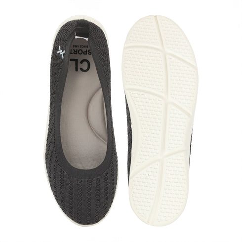 Women's FlyKnit Comfort Slip-On Ballet Flats