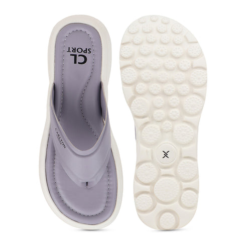 Women's Solid Color Comfort Thong Flip-Flops