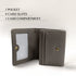 Carlton London Estelle Two Fold Textured Wallet Grey CLHB 37
