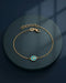 18kt Gold Plated Circular Enamel Wraparoun Bracelet