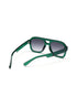 Men Green Toned Grey UV Protected Lens Aviator Sunglasses
