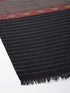 Men's Multi Stiped Woven Wool Shawl