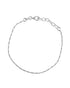 925 Sterling Silver Rhodium Plated Wraparound Bracelet
