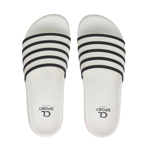 Women's Comfort Striped Casual sliders