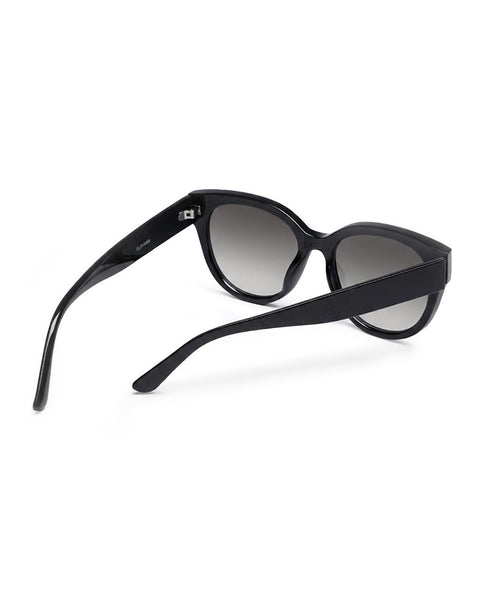 Women Black Toned Grey UV Protected Lens Cat Eye Sunglasses