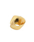 925 Sterling Silver 18kt Gold Plated Contemporary Petite Stud Earring