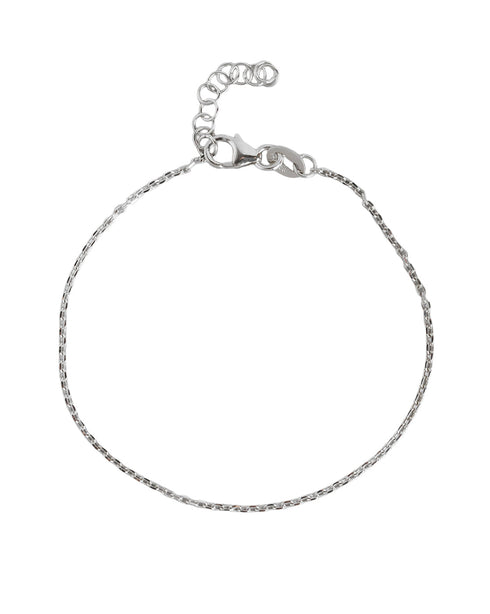 925 Sterling Silver Rhodium Plated Wraparound Bracelet