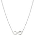 925 Sterling Silver Rhodium Plated Infinity “I Love You” Mom Necklace
