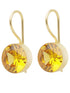 Pack of 2 Gold Plated Combo Hoop Earrings