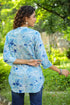 Women Blue Tie & Dye A-Line Kurti