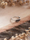925 Sterling Silver Oxidised Leafy Nose Pin Studs For Women