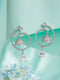 925 Sterling Silver Rhodium Plated Chandbali Drop Earrings