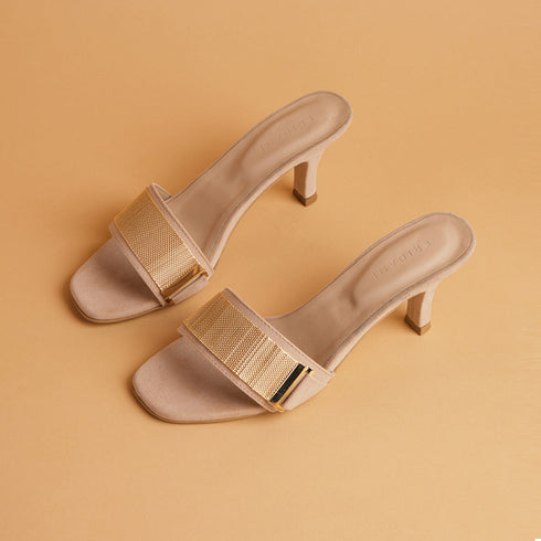 Alessia Embellished Kitten Heels