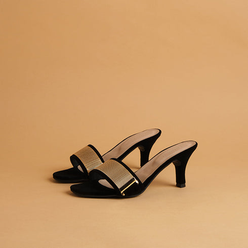 Alessia Embellished Kitten Heels