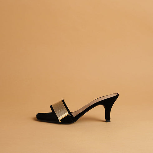 Alessia Embellished Kitten Heels