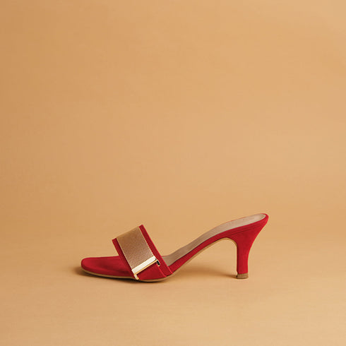 Alessia Embellished Kitten Heels