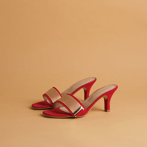 Alessia Embellished Kitten Heels