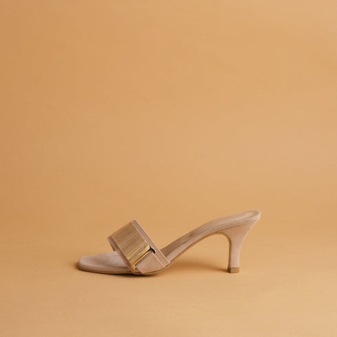 Alessia Embellished Kitten Heels