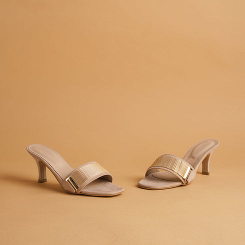 Alessia Embellished Kitten Heels