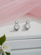 925 Sterling Silver Cubic Zirconia Solitaire Studds Earrings