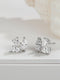 925 Sterling Silver Rhodium Plated Quirky Minimal Studds Earrings