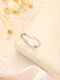 925 Sterling Silver Elegant Promise Adustable Band Finger Ring