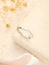 925 Sterling Silver Elegant Promise Adustable Band Finger Ring