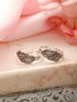 925 Sterling Silver Oxidised Dual Leaf Minima Adjustable Pair Of Toe Ring