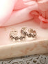 925 Sterling Silver Oxidised Leaf Dailywear Adjustable Pair of Toe Rings