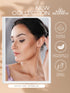 925 Sterling Silver Princess Cut AD Square Solitaire Studd Nose Ring