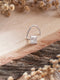 925 Sterling Silver Princess Cut AD Square Solitaire Studd Nose Ring