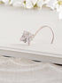 925 Sterling Silver Princess Cut AD Square Solitaire Studd Nose Ring