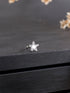 925 Sterling Silver Star Shaped AD Embellished Solitaire Studds Nose Ring