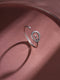 925 Sterling Silver Modern Quirky Minimal Adjustable Finger Ring